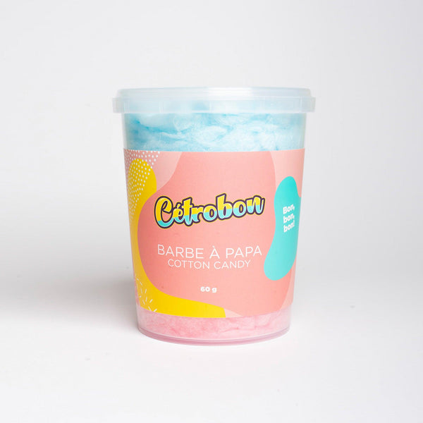 Découvrez notre barbe à papa artisanale, une douceur sucrée qui fond en bouche et offre une texture légère comme un nuage. Confectionnée avec notre recette exclusive, elle garantit une saveur authentique sans goût chimique.