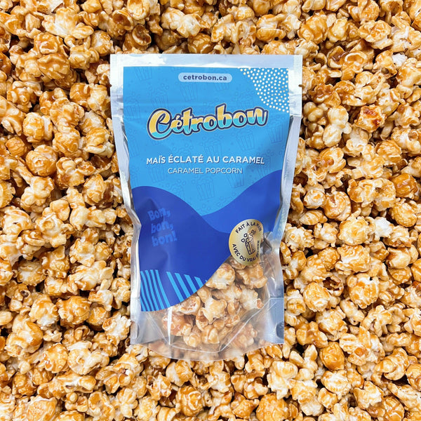 Découvrez le popcorn au caramel de Cetrobon, une collation irrésistible composée de maïs soufflé croustillant enrobé d'un caramel doré et sucré. Parfait pour les amateurs de saveurs riches et croquantes, il offre un plaisir sucré à chaque bouchée. Un choix idéal pour les moments gourmands et les petites faims !